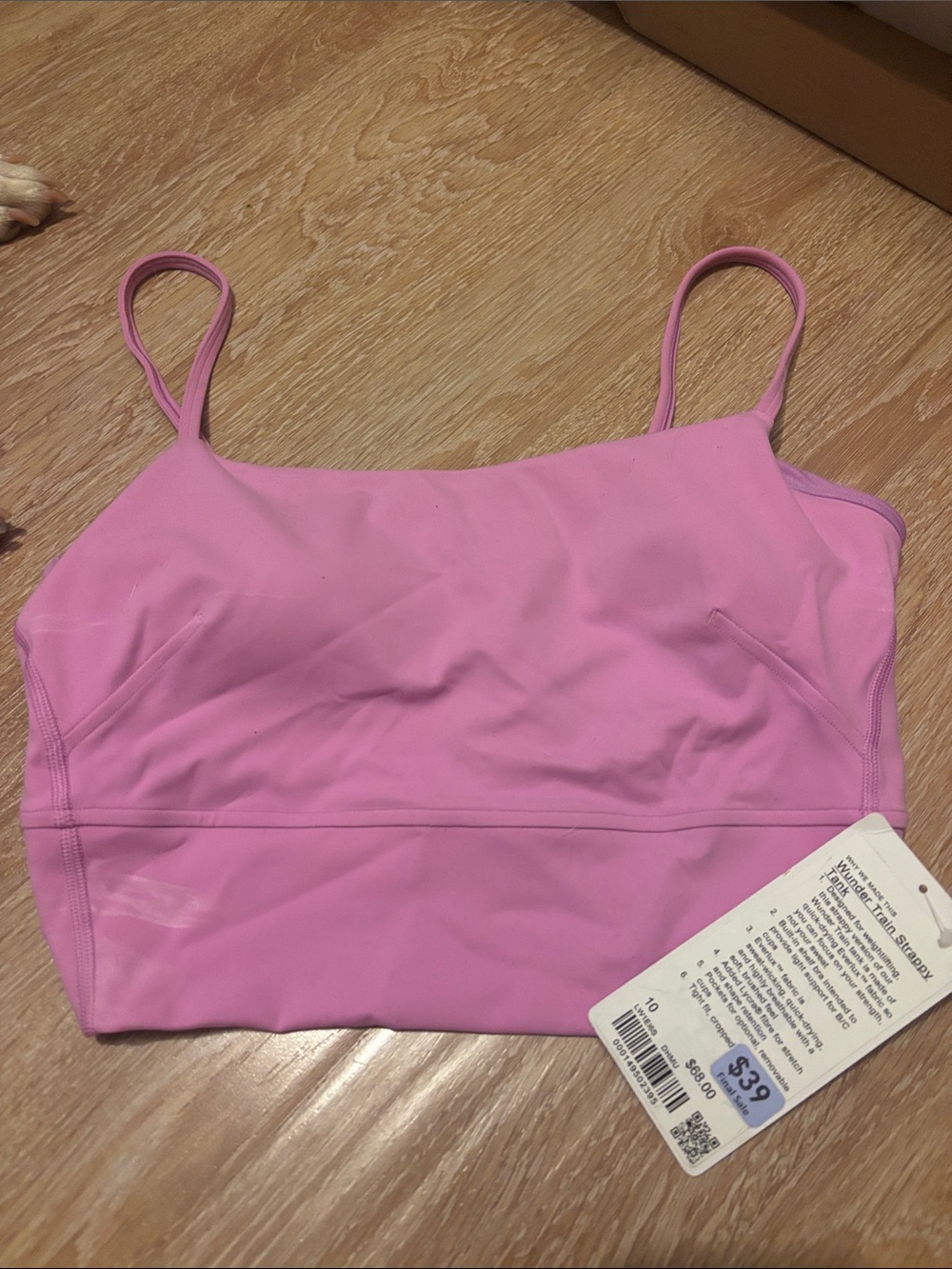 lululemon athletica Pink Tank Top